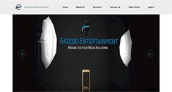 Desktop Screenshot of gazeboentertainment.com